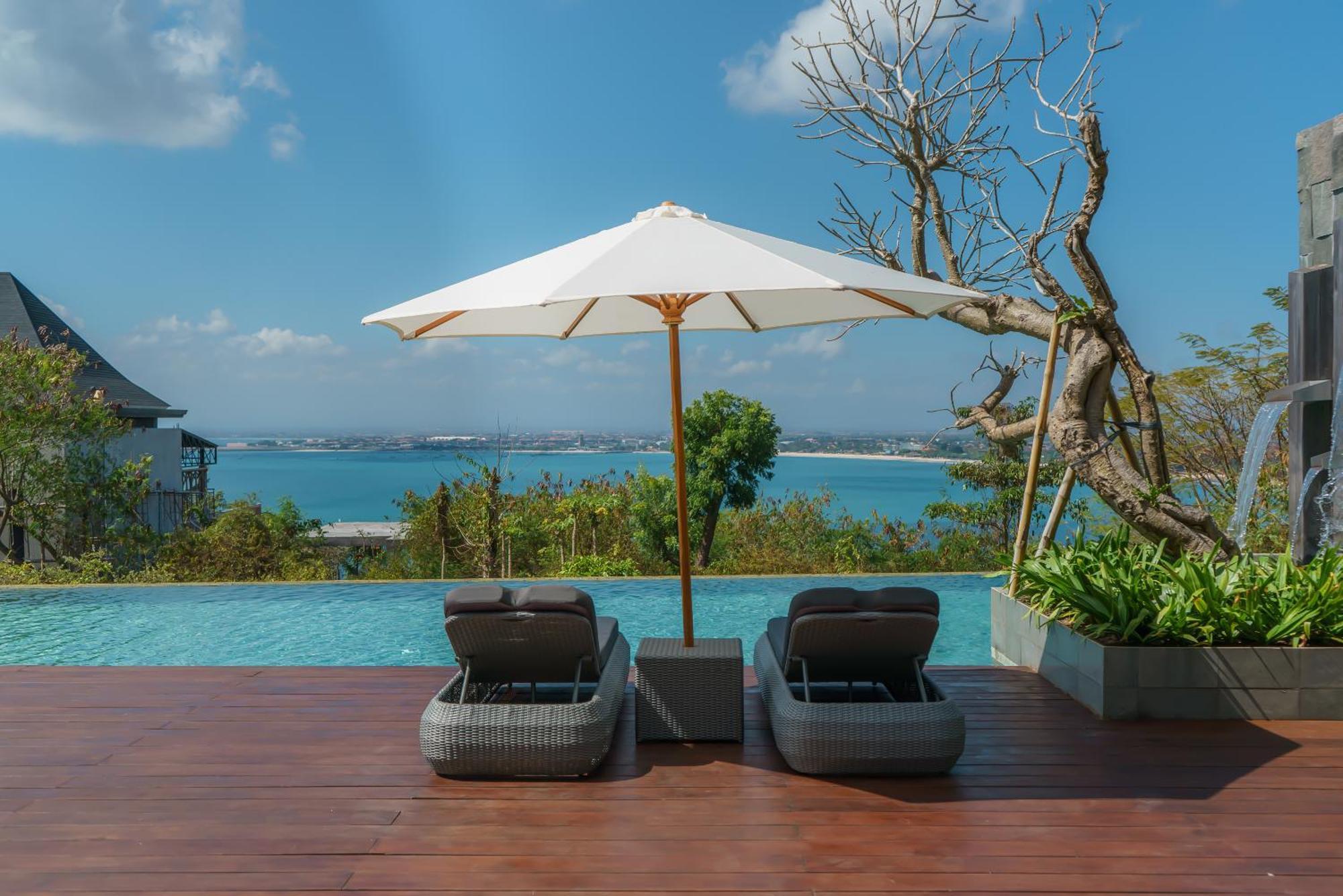 Beyond The Sea - Luxe Sea View Villa In Jimbaran Zewnętrze zdjęcie